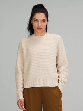 lululemon Texture Play Crew Sweater - M/L
